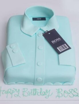 Gentleman Shirt Ribbon Cake